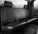 FIA SL62-67BLKBLK SL62-67GRAY SL62-67BLKBLK SL60 Series - Leatherlite Simulated Leather Custom Fit Rear Seat Cover- Black