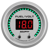 AutoMeter 6709-UL GAUGE, FUEL/VOLT, 2 1/16