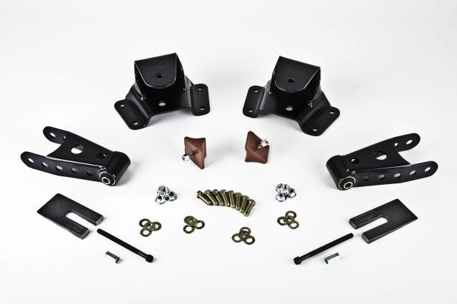 Belltech 6750 4" Drop Leaf Spring Shackle & Hanger Kit (Front Hanger/Rear Shackle)