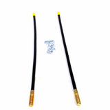 Warn 67679 Fits All Warn Plows; 2 Foot Height; Red Tip; Set of 2