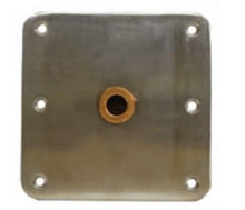 Load image into Gallery viewer, ATTWOOD MARINE 6773-T BASE 7X7 SS THREADED