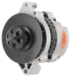 Powermaster Performance 678021 Alternator; CS130; Straight Mounting; 140 Amp; 95 Idle; 1V Pulley; Polished;