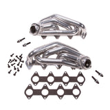 BBK Performance Parts 16120 2005-2010 MUSTANG GT 1-5/8 SHORTY TUNED LENGTH HEADERS (POLISHED SILVER CERAMIC)