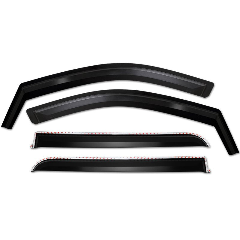 PUTCO 680243 ELEMENT MATTE BLACK WINDOW VISORS 1