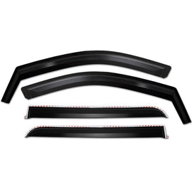 PUTCO 680243 ELEMENT MATTE BLACK WINDOW VISORS 1