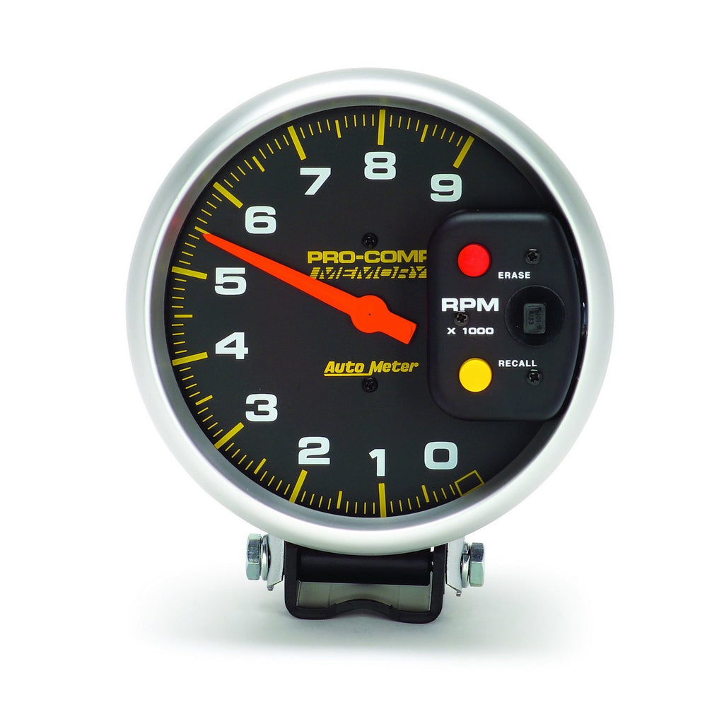 AutoMeter 6809 Traditional incandescent lighting illuminates the front of the dial
