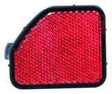 Crown Automotive Jeep Replacement 68281936AB Right Rear Fascia Reflector for 2018+ Jeep JL Wrangler; Red Plastic