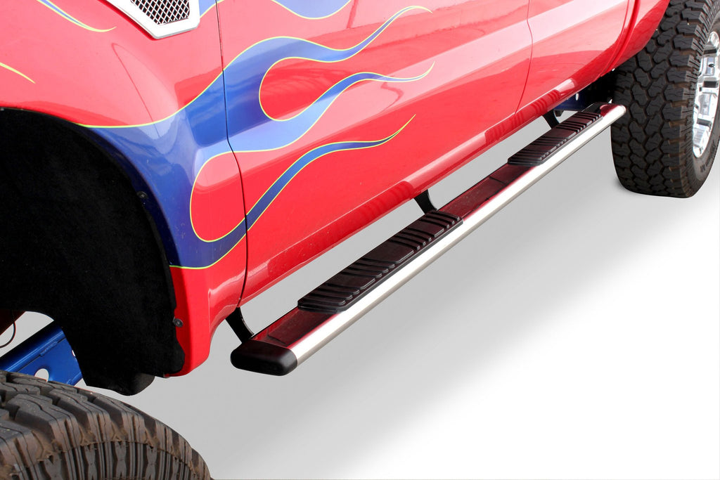 Go Rhino 685404787PS 5" OE Xtreme Low Profile Side Steps with Mounting Brackets Kit