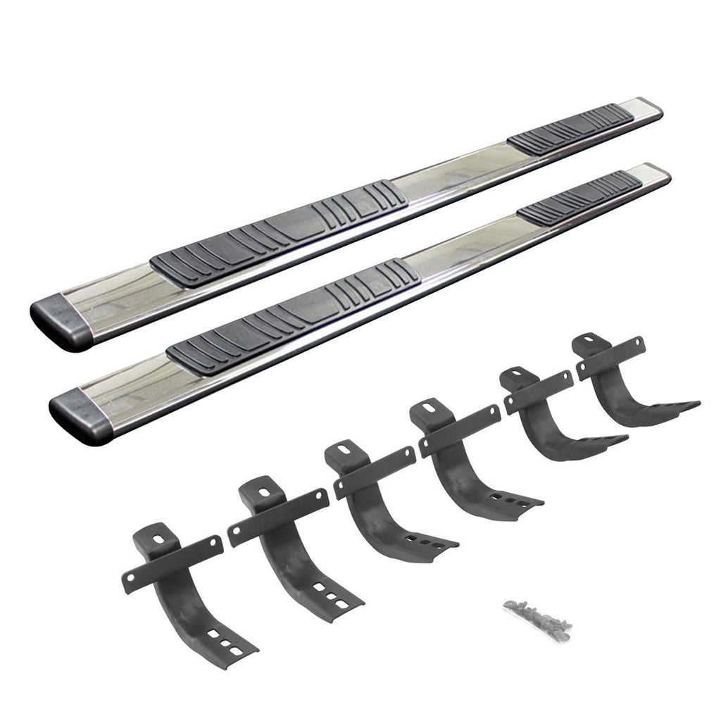 Go Rhino 685412971PS 5" OE Xtreme Low Profile Side Steps with Mounting Bracket Kit