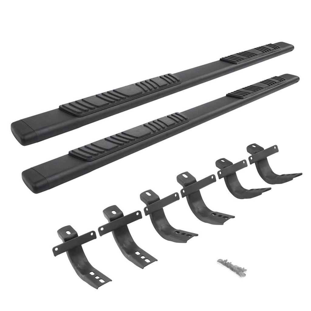 Go Rhino 685412971T 5" OE Xtreme Low Profile Side Steps with Mounting Bracket Kit