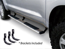 Load image into Gallery viewer, Go Rhino 685435187PS 5" OE Xtreme Low Profile Side Steps with Mounting Brackets Kit