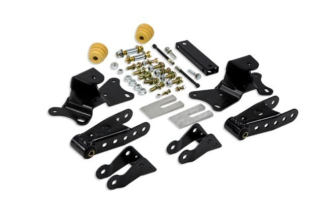 Belltech 6905 4" Drop Leaf Spring Shackle & Hanger Kit (Front Hanger/Rear Shackle)