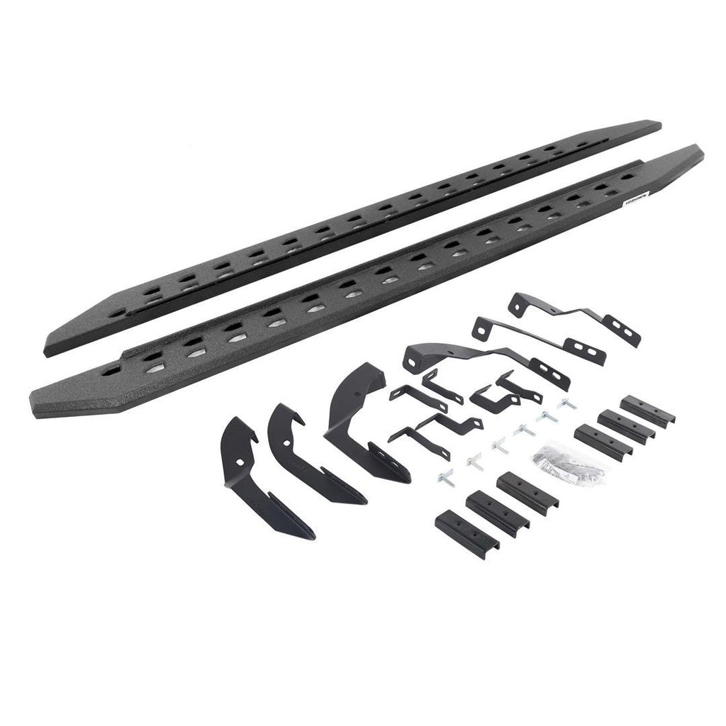 Go Rhino 69404280ST RB20 Slim Line Running Boards with Mounting Bracket Kit