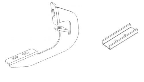 Go Rhino 6940475 RB10/RB20 Running Boards - MOUNTING BRACKETS ONLY