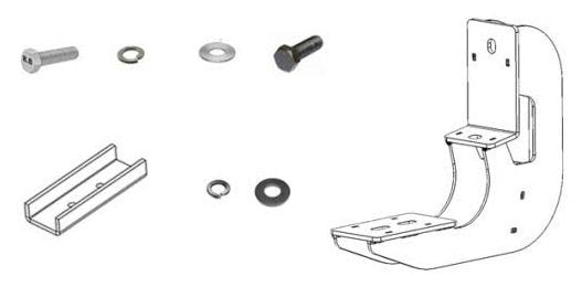 Go Rhino 6940485 RB10/RB20 Running Boards - MOUNTING BRACKETS ONLY