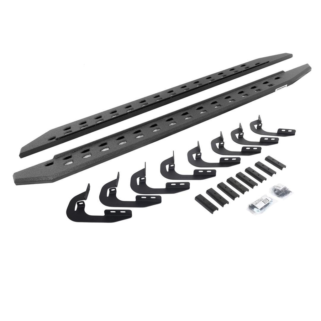 Go Rhino 69404880ST RB20 Slim Line Running Boards with Mounting Bracket Kit