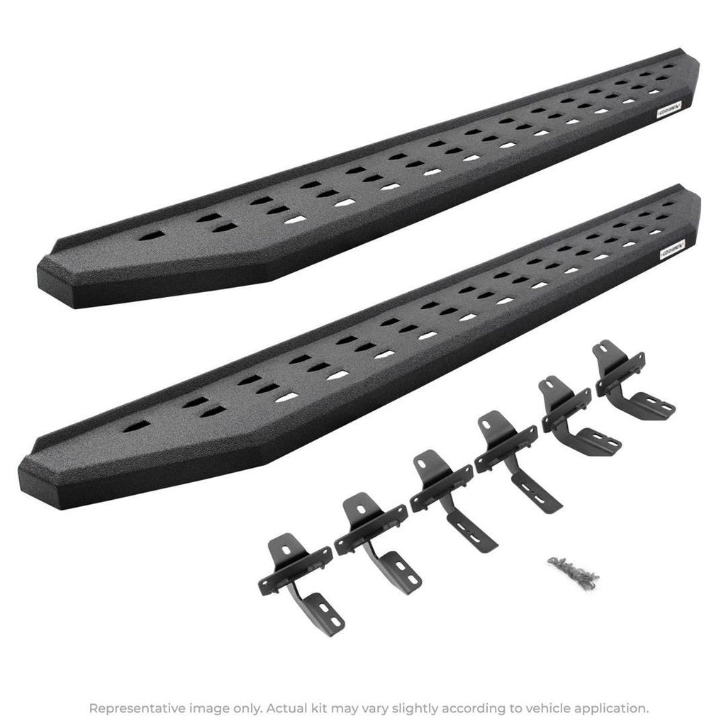Go Rhino 69404880T RB20 Running Boards with Mounting Brackets Kit