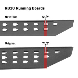 Go Rhino 69418087SPC RB20 Slim Line Running Boards with Mounting Brackets Kit