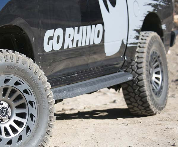 Go Rhino 6943068720T RB20 Running Boards with Mounting Brackets, 2 Pairs Drop Steps Kit