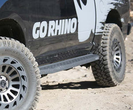 Go Rhino 6943068720T RB20 Running Boards with Mounting Brackets, 2 Pairs Drop Steps Kit