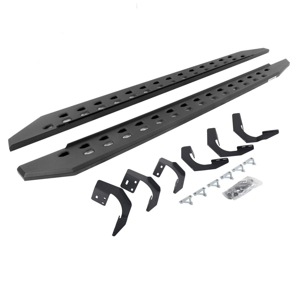 Go Rhino 69430687SPC RB20 Slim Line Running Boards with Mounting Brackets Kit