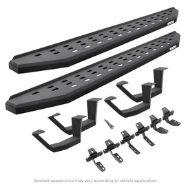 Go Rhino 6943468020T RB20 Running Boards with Mounting Brackets, 2 Pairs Drop Steps Kit