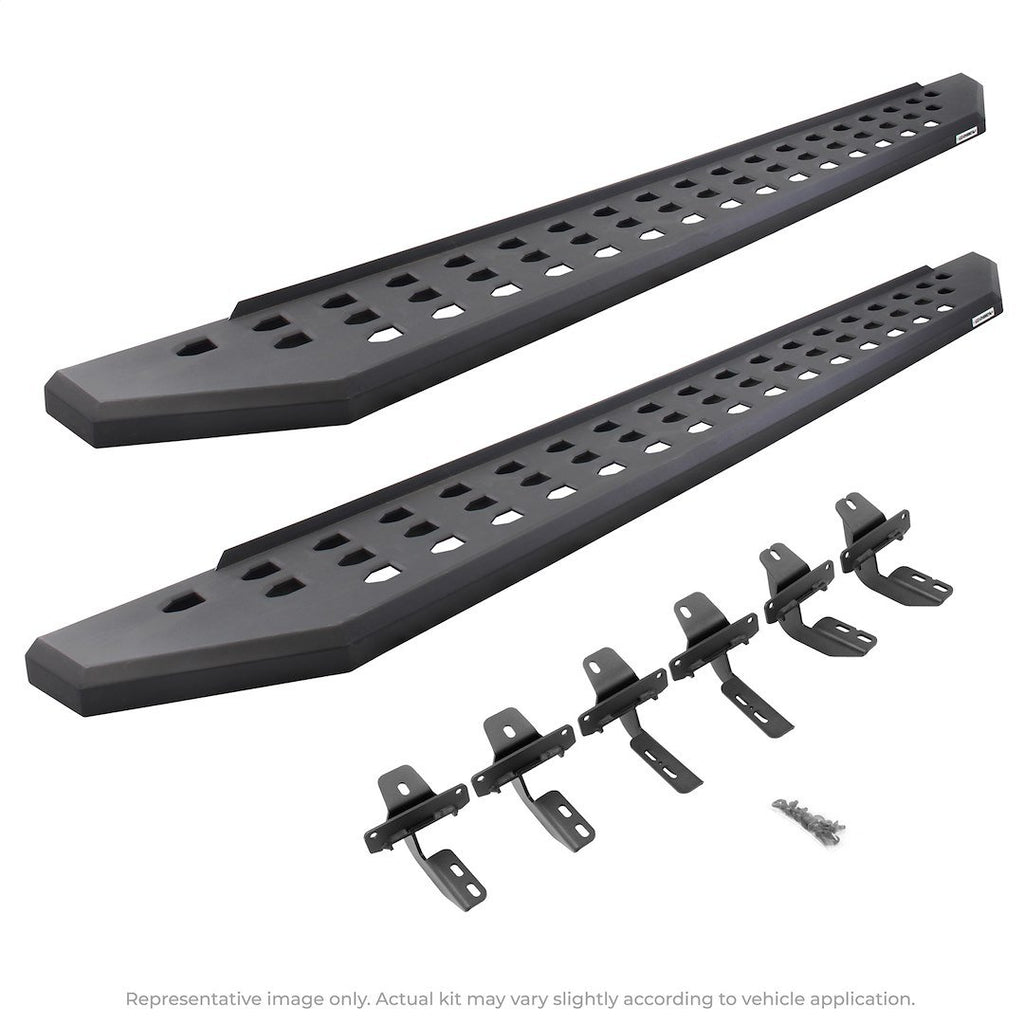 Go Rhino 69434680PC RB20 Running Boards with Mounting Brackets Kit