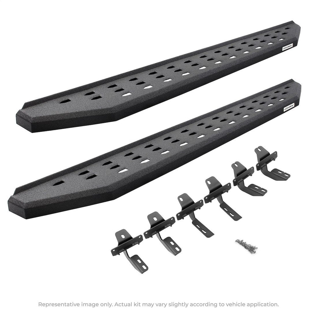 Go Rhino 69434680T RB20 Running Boards with Mounting Brackets Kit