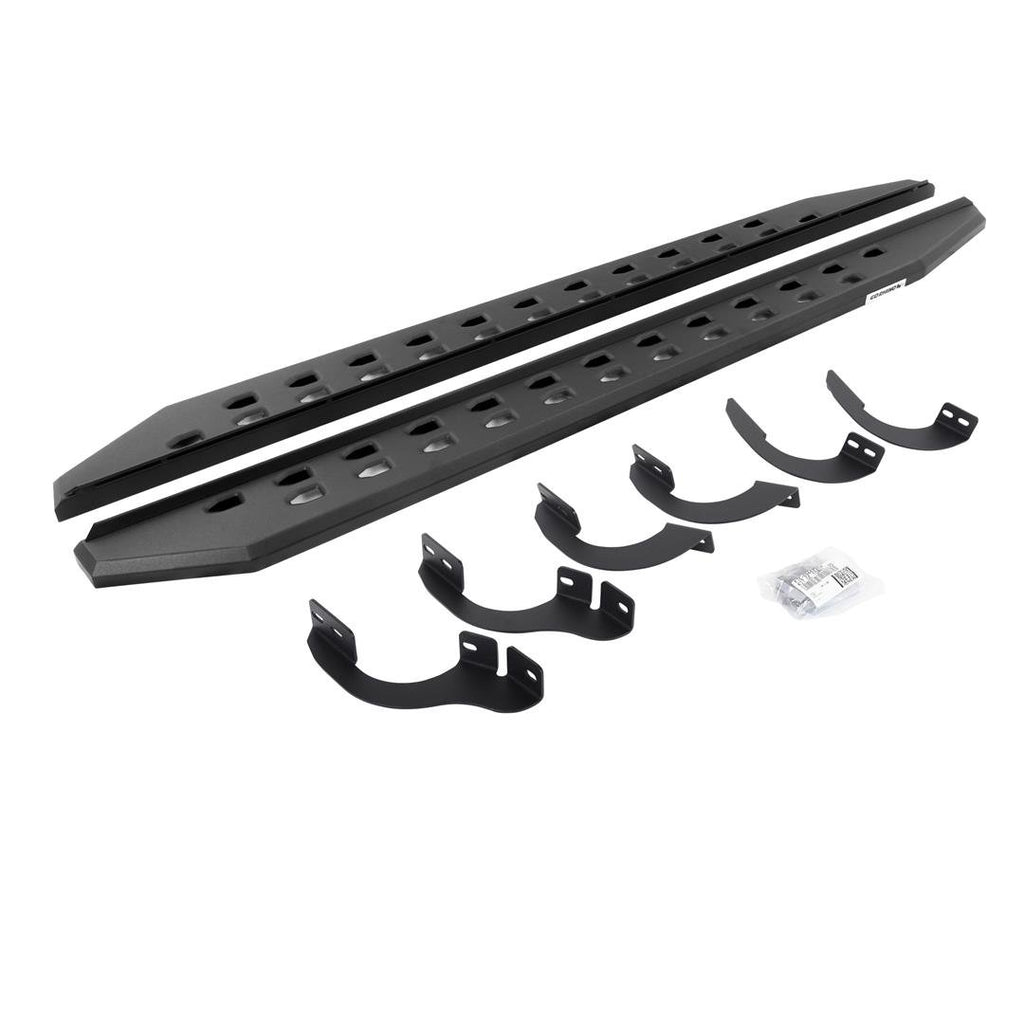Go Rhino 69442568SPC RB20 Slim Line Running Boards with Mounting Brackets Kit