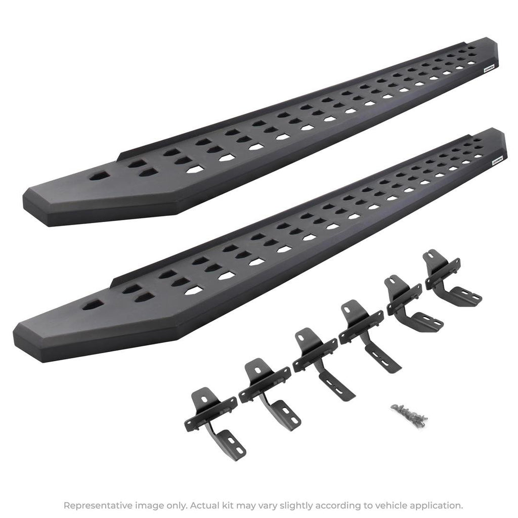 Go Rhino 69443580PC RB20 Running Boards with Mounting Brackets Kit