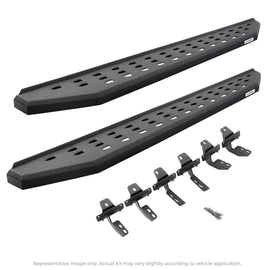 Go Rhino 69443580T RB20 Running Boards with Mounting Brackets Kit