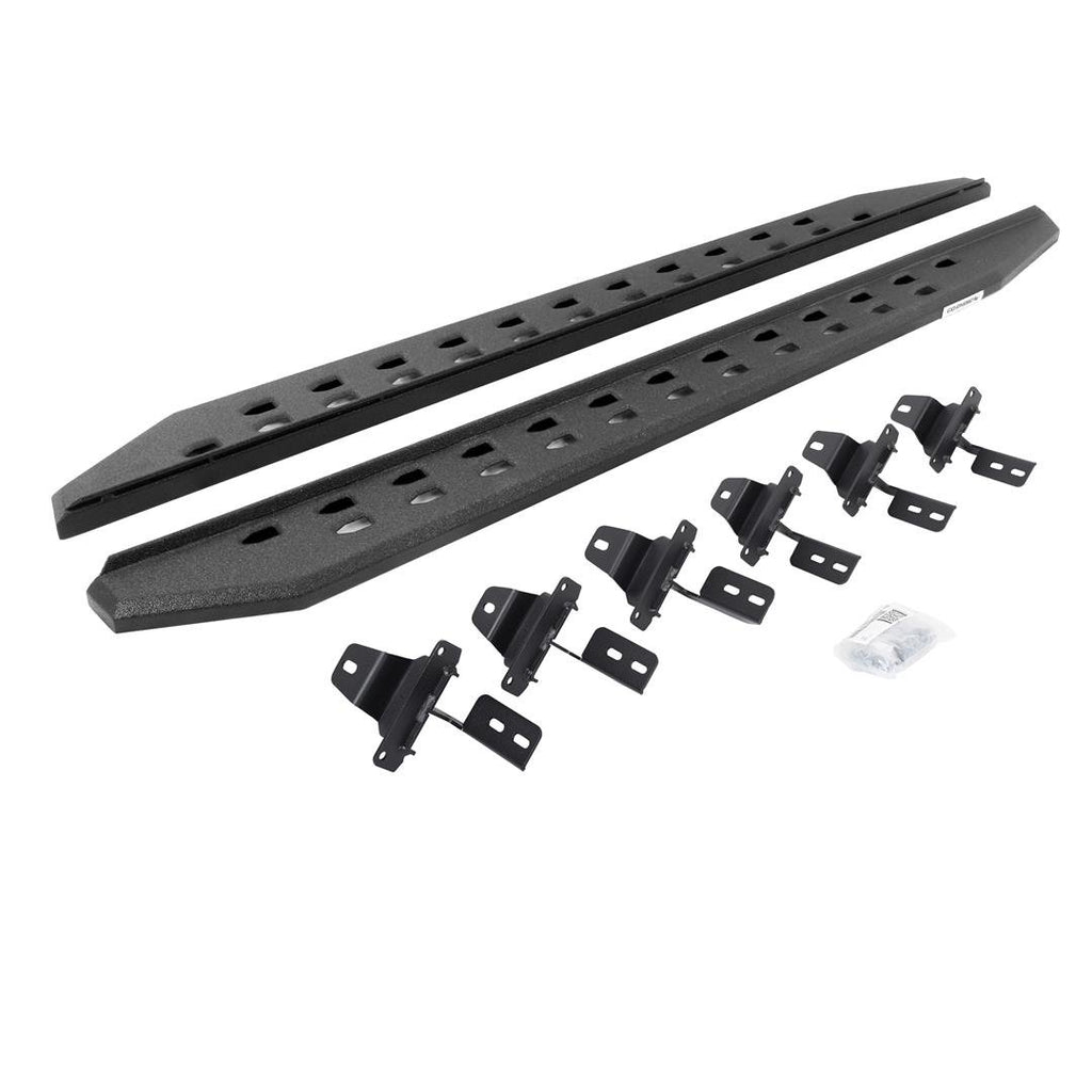 Go Rhino 69450673ST RB20 Slim Line Running Boards with Mounting Bracket Kit