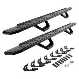 Go Rhino 6960478720PC RB30 Running Boards with Mounting Brackets, 2 Pairs Drop Steps Kit