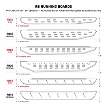 Load image into Gallery viewer, Go Rhino 6960488020PC RB30 Running Boards with Mounting Brackets, 2 Pairs Drop Steps Kit