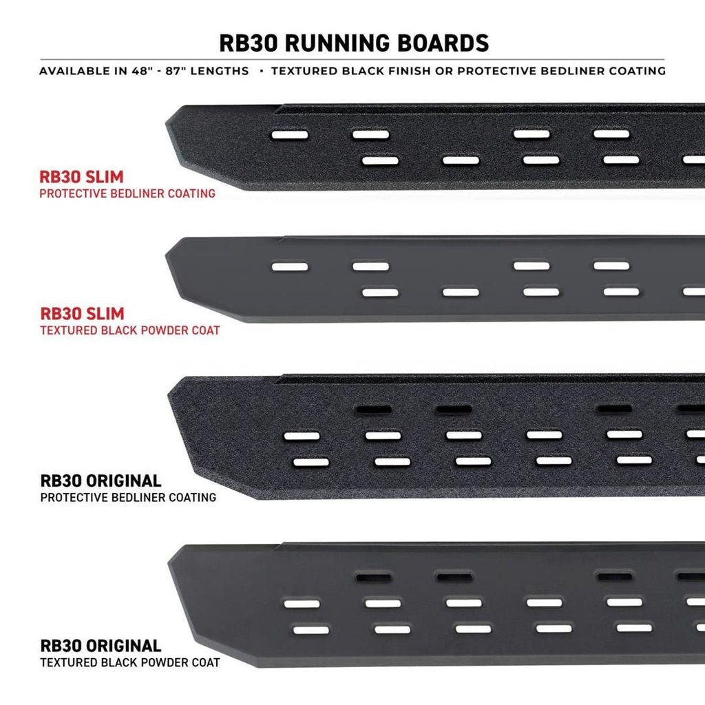 Go Rhino 69604880T RB30 Running Boards with Mounting Bracket Kit