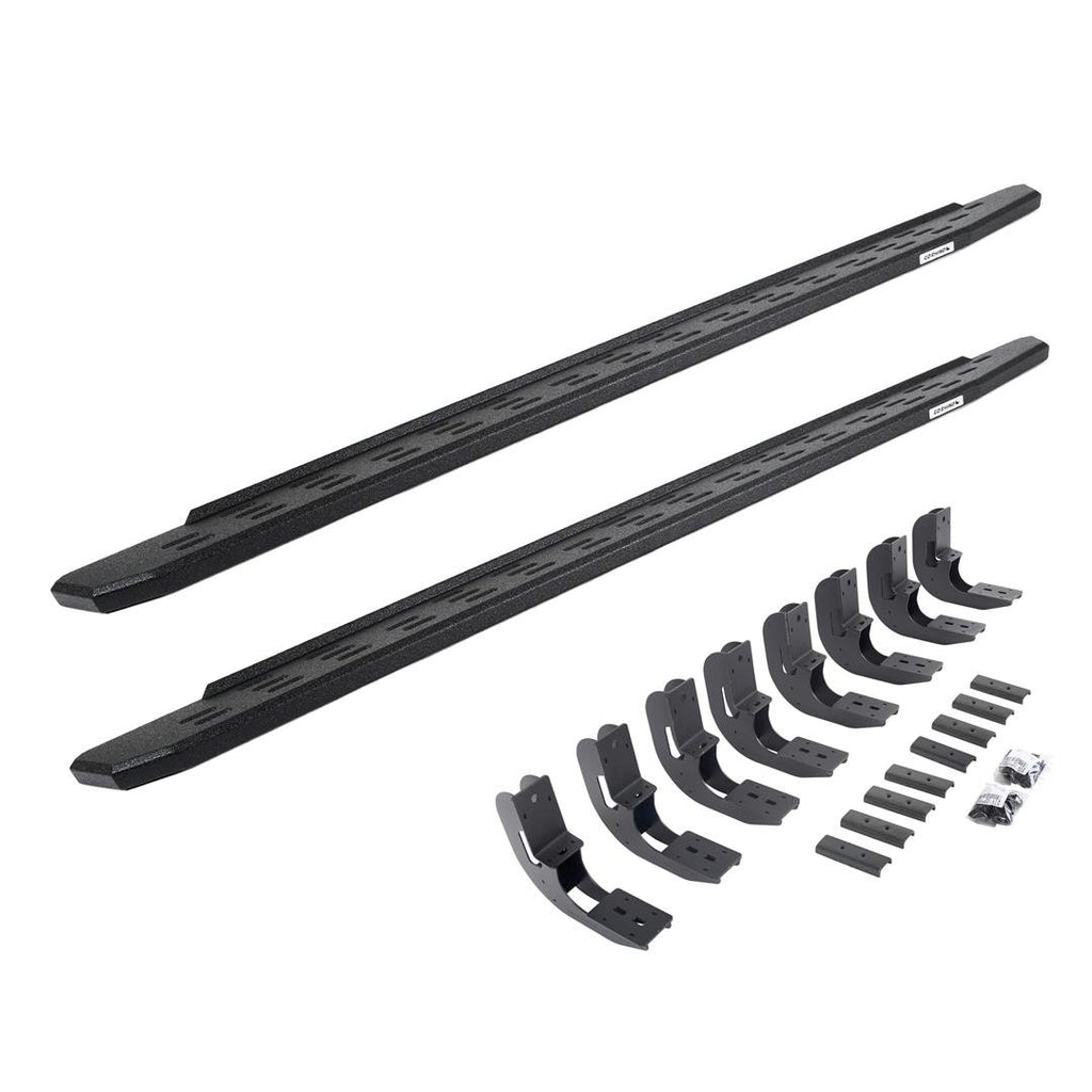 Go Rhino 69604887T RB30 Running Boards with Mounting Bracket Kit
