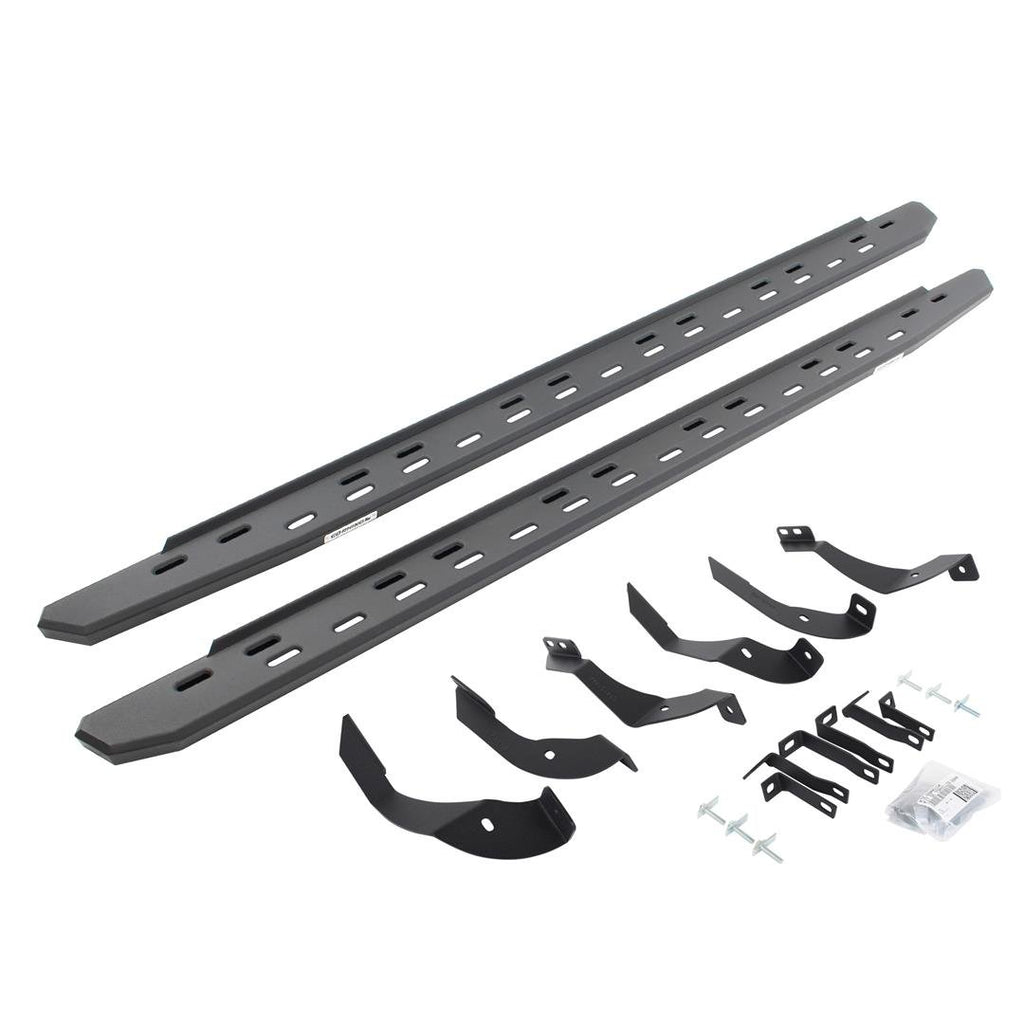 Go Rhino 69605187SPC RB30 Slim Line Running Boards with Mounting Bracket Kit