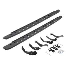 Go Rhino 69605187ST RB30 Slim Line Running Boards with Mounting Bracket Kit
