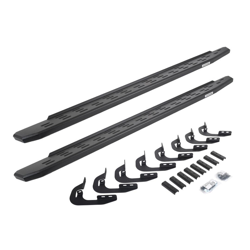 Go Rhino 69605880PC RB30 Running Boards with Mounting Bracket Kit
