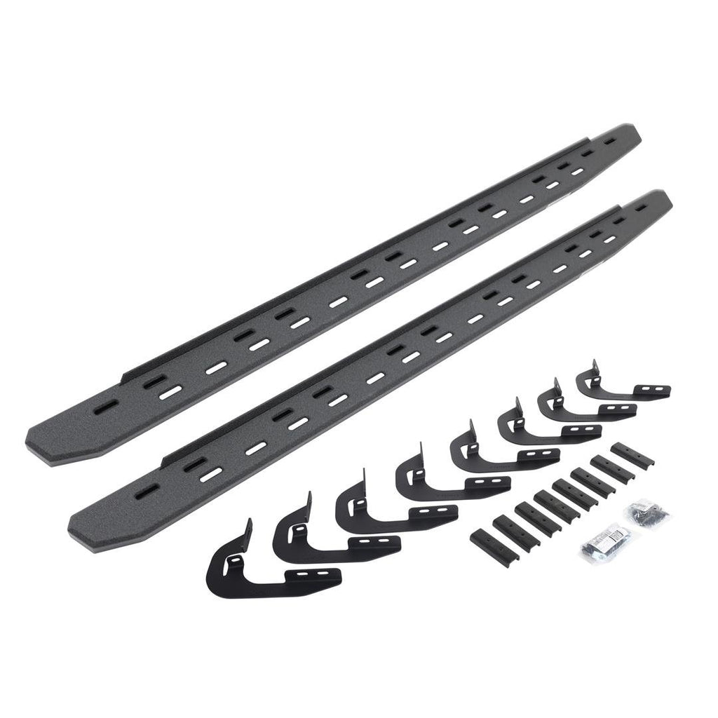Go Rhino 69605880ST RB30 Slim Line Running Boards with Mounting Bracket Kit