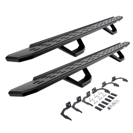 Go Rhino 6961068720PC RB30 Running Boards with Mounting Brackets, 2 Pairs Drop Steps Kit
