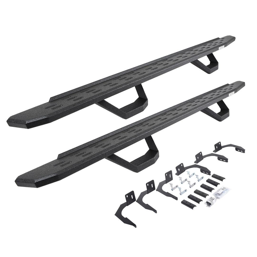 Go Rhino 6961068720T RB30 Running Boards with Mounting Brackets, 2 Pairs Drop Steps Kit