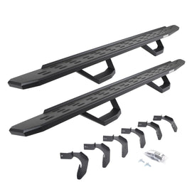 Go Rhino 6961268020PC RB30 Running Boards with Mounting Brackets, 2 Pairs Drop Steps Kit
