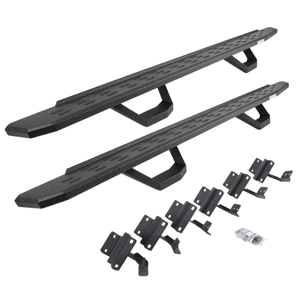 Go Rhino 6961508720T RB30 Running Boards with Mounting Brackets, 2 Pairs Drop Steps Kit