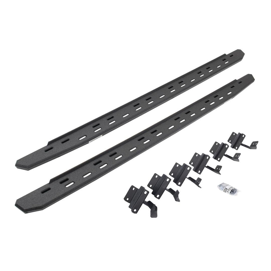 Go Rhino 69615587ST RB30 Slim Line Running Boards with Mounting Bracket Kit