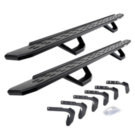 Go Rhino 6961808720PC RB30 Running Boards with Mounting Brackets, 2 Pairs Drop Steps Kit