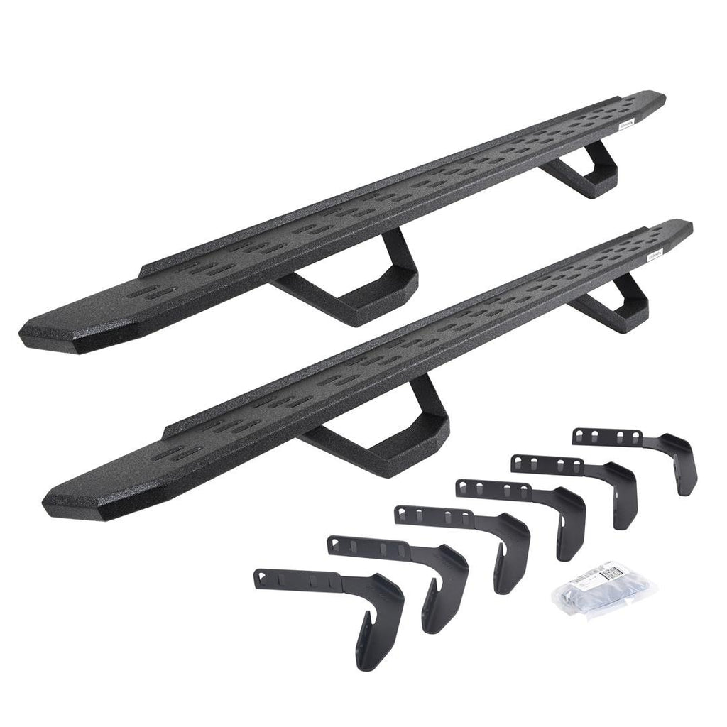 Go Rhino 6961808720T RB30 Running Boards with Mounting Brackets, 2 Pairs Drop Steps Kit