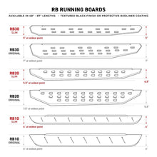 Load image into Gallery viewer, Go Rhino 69634680PC RB30 Running Boards with Mounting Bracket Kit