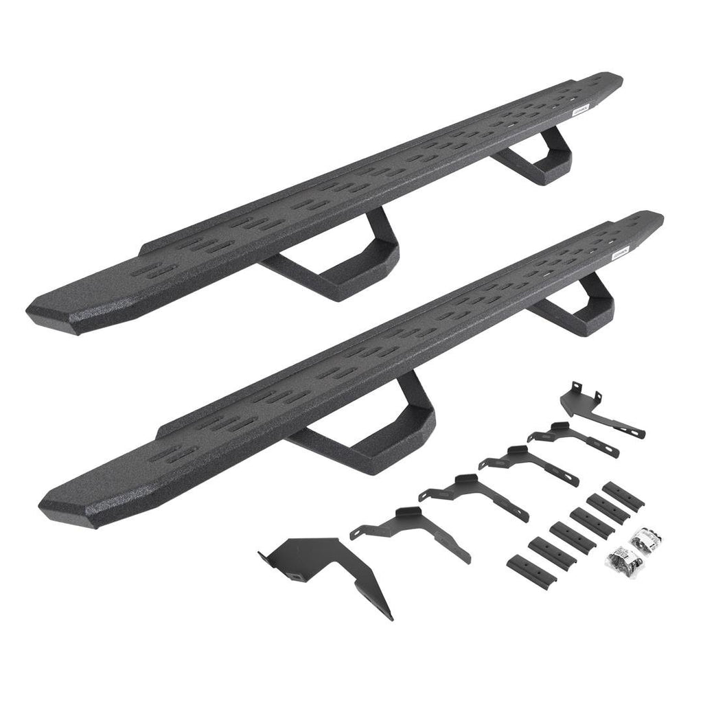 Go Rhino 6963688020T RB30 Running Boards with Mounting Brackets, 2 Pairs Drop Steps Kit