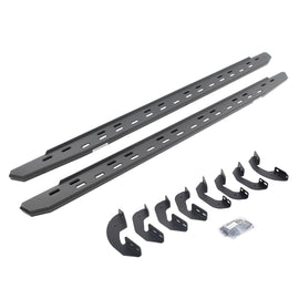 Go Rhino 69641687SPC RB30 Slim Line Running Boards with Bracket Kit - Crew Max Only